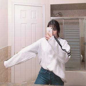 OAK + FORT OVERSIZED CREWNECK